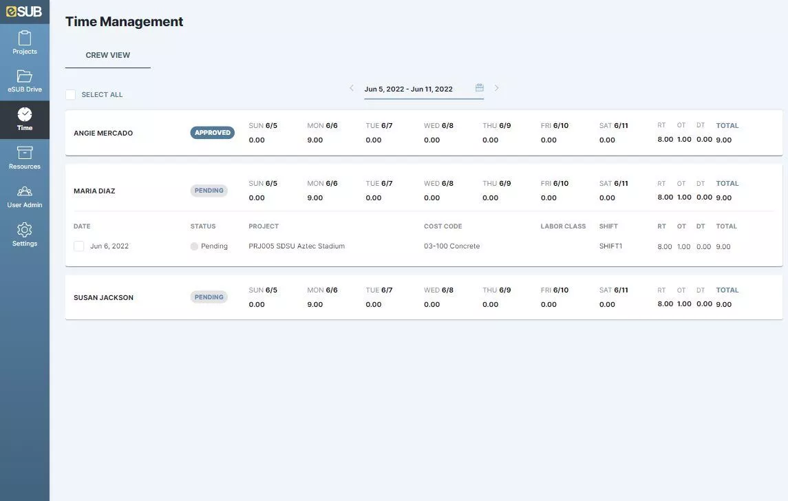 construction-time-tracking-software